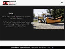 Tablet Screenshot of dickinsontruckequipmentinc.com